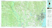 MOBILE, AL-MS HISTORICAL MAP GEOPDF 30X6