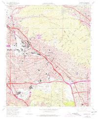 BURBANK, CA HISTORICAL MAP GEOPDF 7.5X7.