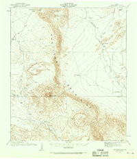 SANTIAGO PEAK, TX HISTORICAL MAP GEOPDF