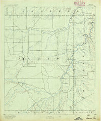 ANSON, TX HISTORICAL MAP GEOPDF 30X30 GR