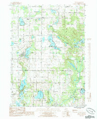 TRUFANT, MI HISTORICAL MAP GEOPDF 7.5X7.