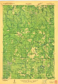 DUNBAR, WI HISTORICAL MAP GEOPDF 15X15 G