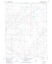 FOURMILE KNOLL, WY HISTORICAL MAP GEOPDF