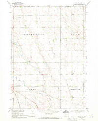 PARKER NE, SD HISTORICAL MAP GEOPDF 7.5X