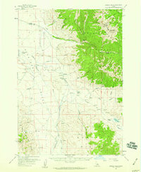 DONKEY HILLS, ID HISTORICAL MAP GEOPDF 1