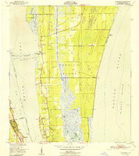COURTENAY, FL HISTORICAL MAP GEOPDF 7.5X