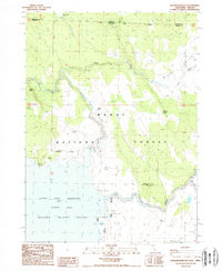 SAGEBRUSH BUTTE, CA-OR HISTORICAL MAP GE