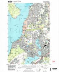 STEILACOOM, WA HISTORICAL MAP GEOPDF 7.5