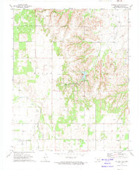 WATONGA LAKE, OK HISTORICAL MAP GEOPDF 7