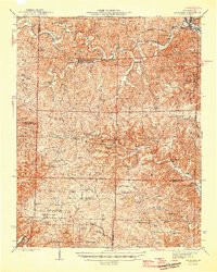 VAN BUREN, MO HISTORICAL MAP GEOPDF 15X1