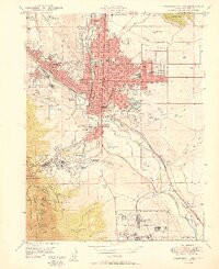 COLORADO SPRINGS, CO HISTORICAL MAP GEOP