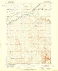 RIGBY SE, ID HISTORICAL MAP GEOPDF 7.5X7