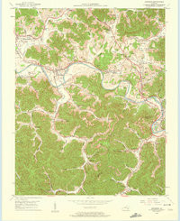 ARTEMUS, KY HISTORICAL MAP GEOPDF 7.5X7.