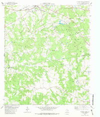 ELKHART CREEK, TX HISTORICAL MAP GEOPDF