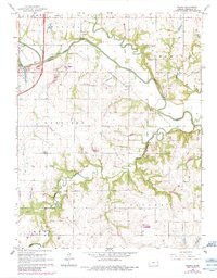 PEORIA, KS HISTORICAL MAP GEOPDF 7.5X7.5