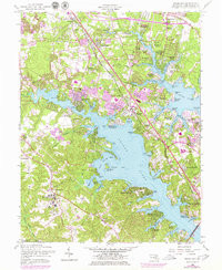 ROUND BAY, MD HISTORICAL MAP GEOPDF 7.5X