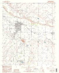 SAFFORD, AZ HISTORICAL MAP GEOPDF 7.5X7.