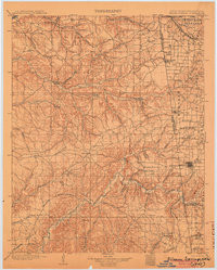 SILOAM SPRINGS, OK-AR-MO HISTORICAL MAP