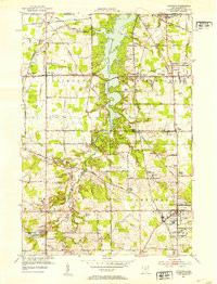 CANFIELD, OH HISTORICAL MAP GEOPDF 7.5X7