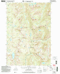 BOX LAKE, ID HISTORICAL MAP GEOPDF 7.5X7