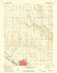 HAYS NORTH, KS HISTORICAL MAP GEOPDF 7.5