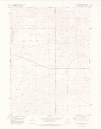 MULE CREEK SE, WY-SD HISTORICAL MAP GEOP