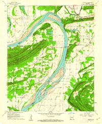 GLEASON, AR HISTORICAL MAP GEOPDF 7.5X7.