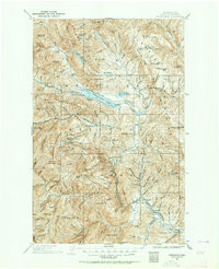 CHIWAUKUM, WA HISTORICAL MAP GEOPDF 30X3