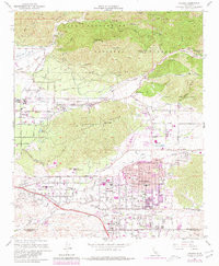YUCAIPA, CA HISTORICAL MAP GEOPDF 7.5X7.