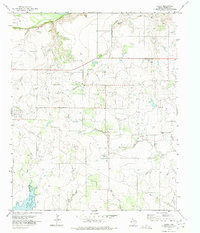 CLARA, TX-OK HISTORICAL MAP GEOPDF 7.5X7