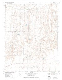PENDENNIS, KS HISTORICAL MAP GEOPDF 7.5X