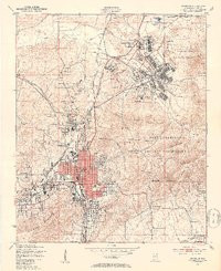 ANNISTON, AL HISTORICAL MAP GEOPDF 7.5X7