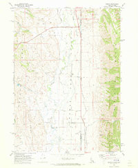 GENEVA, ID-WY HISTORICAL MAP GEOPDF 7.5X