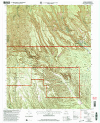 CANADA, NM HISTORICAL MAP GEOPDF 7.5X7.5