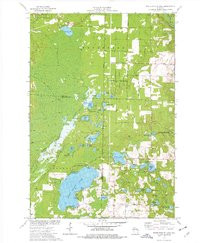 WHITE POTATO LAKE, WI HISTORICAL MAP GEO