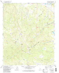 MOUNT BALDY, AZ HISTORICAL MAP GEOPDF 7.