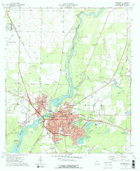 BAINBRIDGE, GA HISTORICAL MAP GEOPDF 7.5