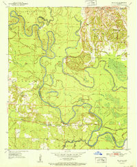 RED BLUFF, AR HISTORICAL MAP GEOPDF 7.5X