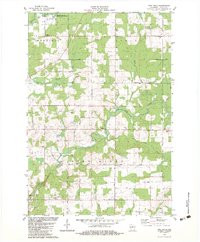 PINE DELLS, WI HISTORICAL MAP GEOPDF 7.5