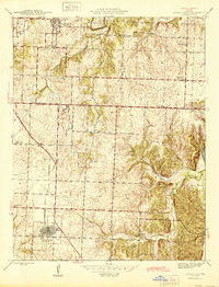 LOWRY CITY, MO HISTORICAL MAP GEOPDF 7.5