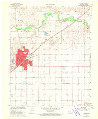 GUYMON, OK HISTORICAL MAP GEOPDF 7.5X7.5