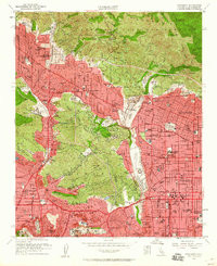 PASADENA, CA HISTORICAL MAP GEOPDF 7.5X7