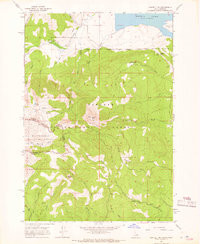 SAWTELL PEAK, ID-MT HISTORICAL MAP GEOPD