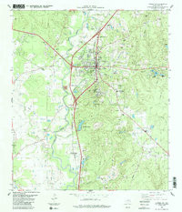 LIVINGSTON, TX HISTORICAL MAP GEOPDF 7.5