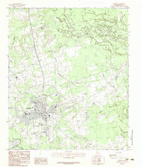 CARTHAGE, TX HISTORICAL MAP GEOPDF 7.5X7
