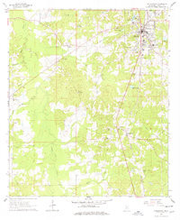 HAZLEHURST, MS HISTORICAL MAP GEOPDF 7.5
