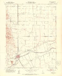 WINTERS, CA HISTORICAL MAP GEOPDF 7.5X7.