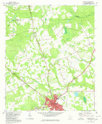 ALLENDALE, SC HISTORICAL MAP GEOPDF 7.5X