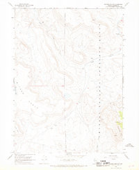 BADGER MOUNTAIN NW, NV HISTORICAL MAP GE