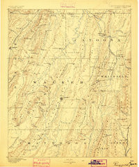RINGGOLD, GA-TN HISTORICAL MAP GEOPDF 30